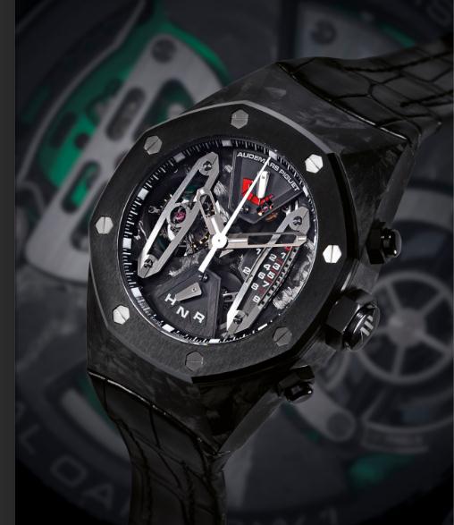 The sturdy replica watches are made from forged carbon.
