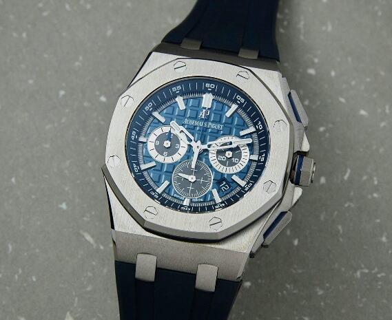 The new Royal Oak Offshore is light with the titanium case.